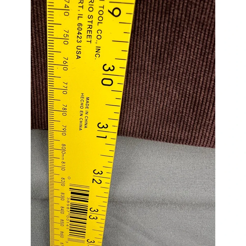Lauren Ralph Lauren Corduroy Blazer Mens 48R Burgundy Maroon Sport Coat Good